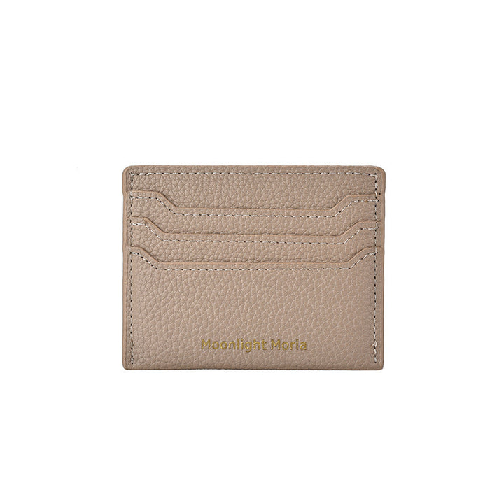 Textured Leather RFID Blocking Cardholder