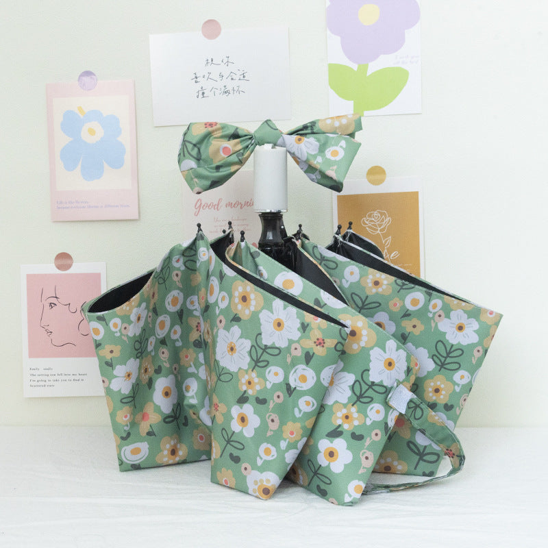Women's Foldable Umbrella with Colorful Floral Patterns Stornfield