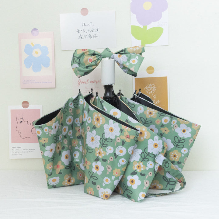 Women's Foldable Umbrella with Colorful Floral Patterns Stornfield