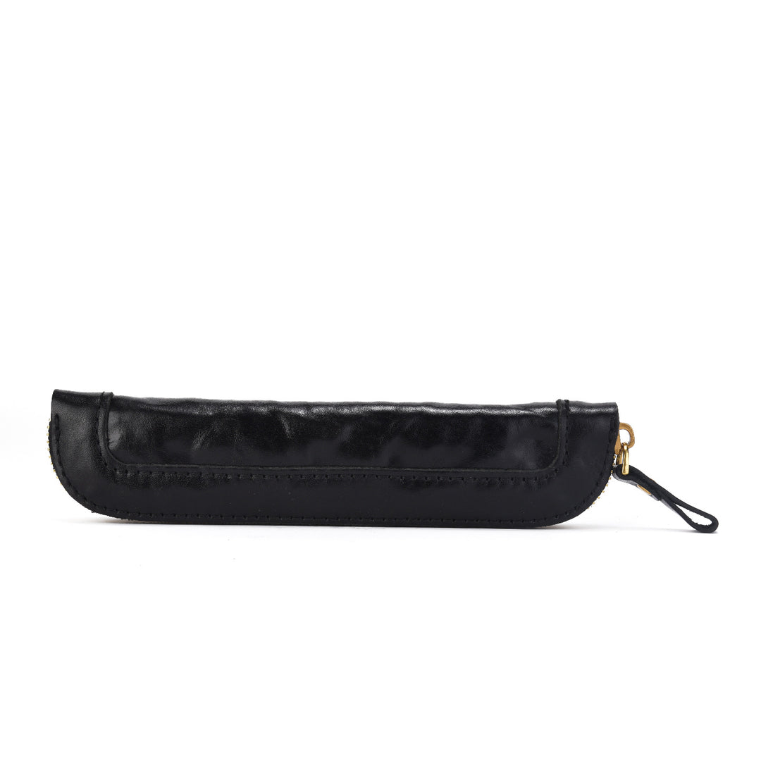 Premium Leather Zippered Pencil Case
