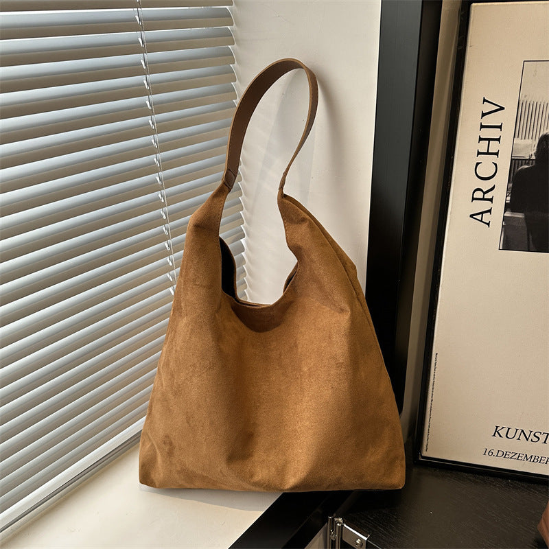 Suede Slouchy Hobo Bag Stornfield