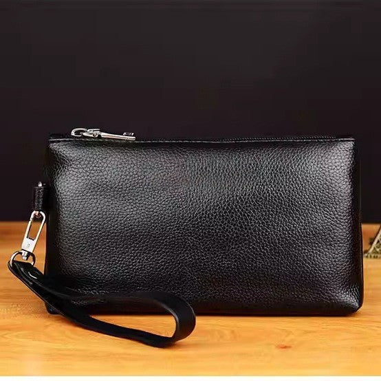 Premium Leather Zip Pouch Stornfield
