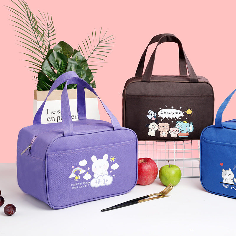 Cute Bear-Themed Insulated Lunch Carrier Stornfield