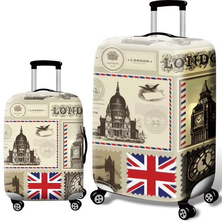 Women’s hard-shell suitcase with nostalgic London motif Stornfield