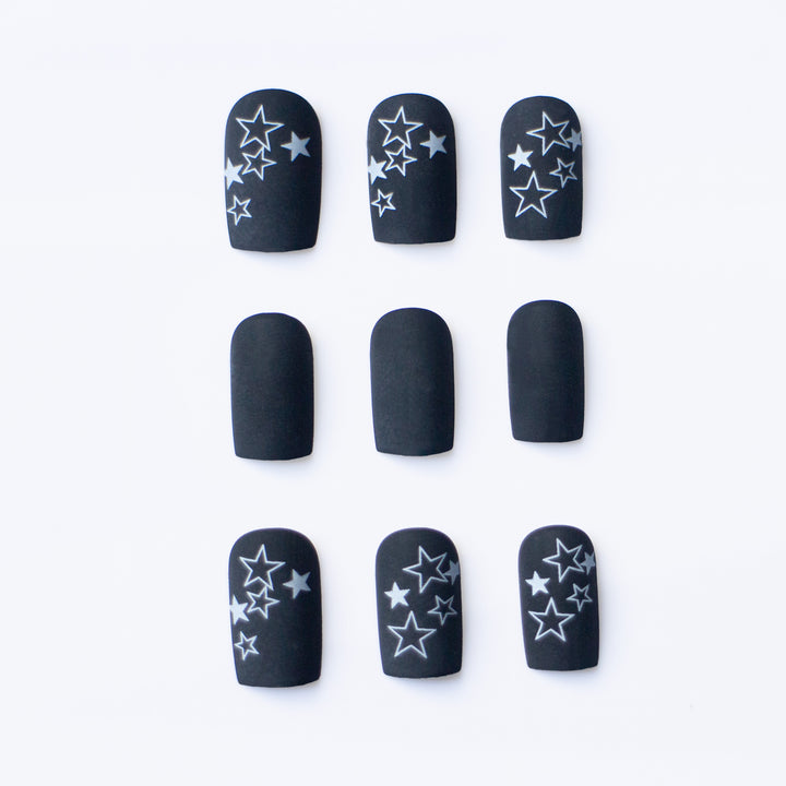 Artistic Star Pattern Nail Art Kit