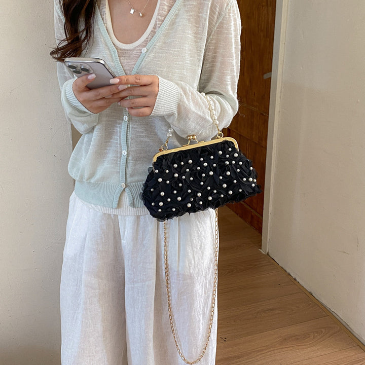 Floral Embellished Evening Purse