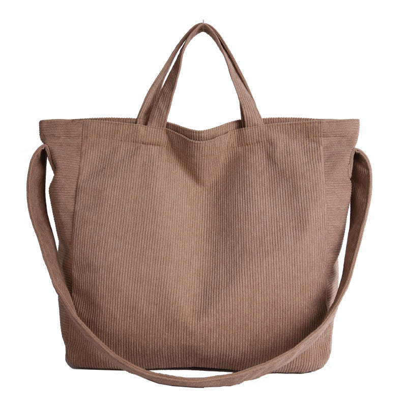 WoSoft Corduroy Tote Bag Stornfield