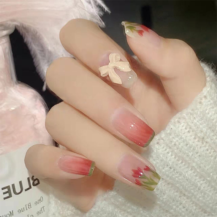 Artificial Art Fingernails with Pearl Design Stornfield