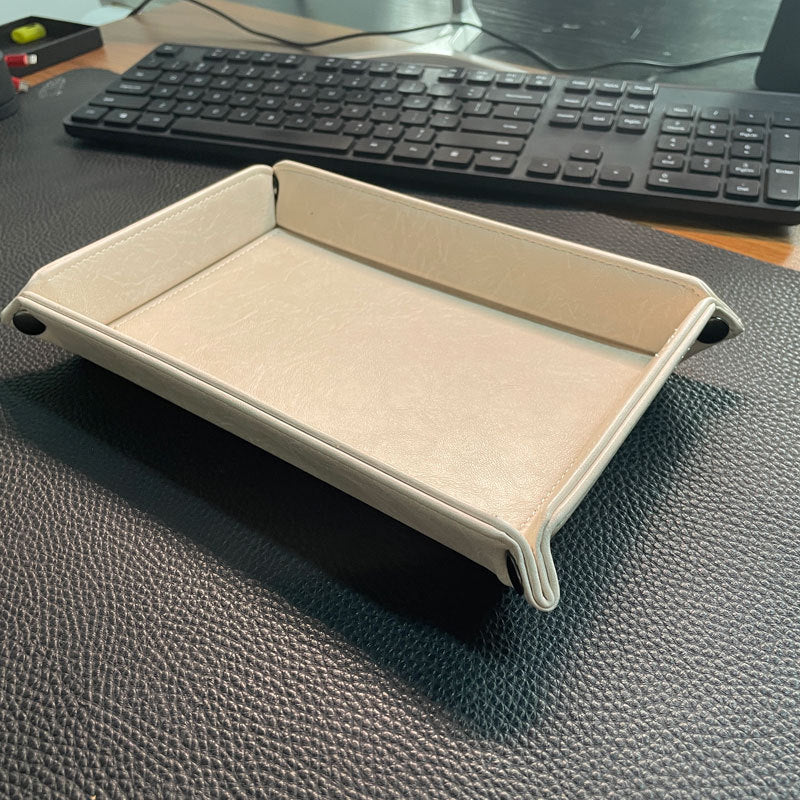 Stylish Leather Organizer Tray Stornfield