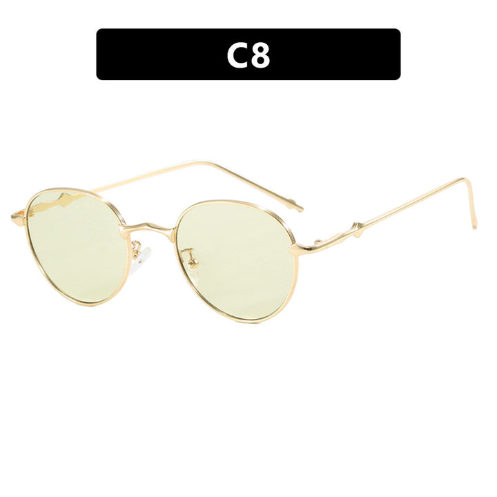 Ladies elegant sunglasses in fashionable oval design Stornfield