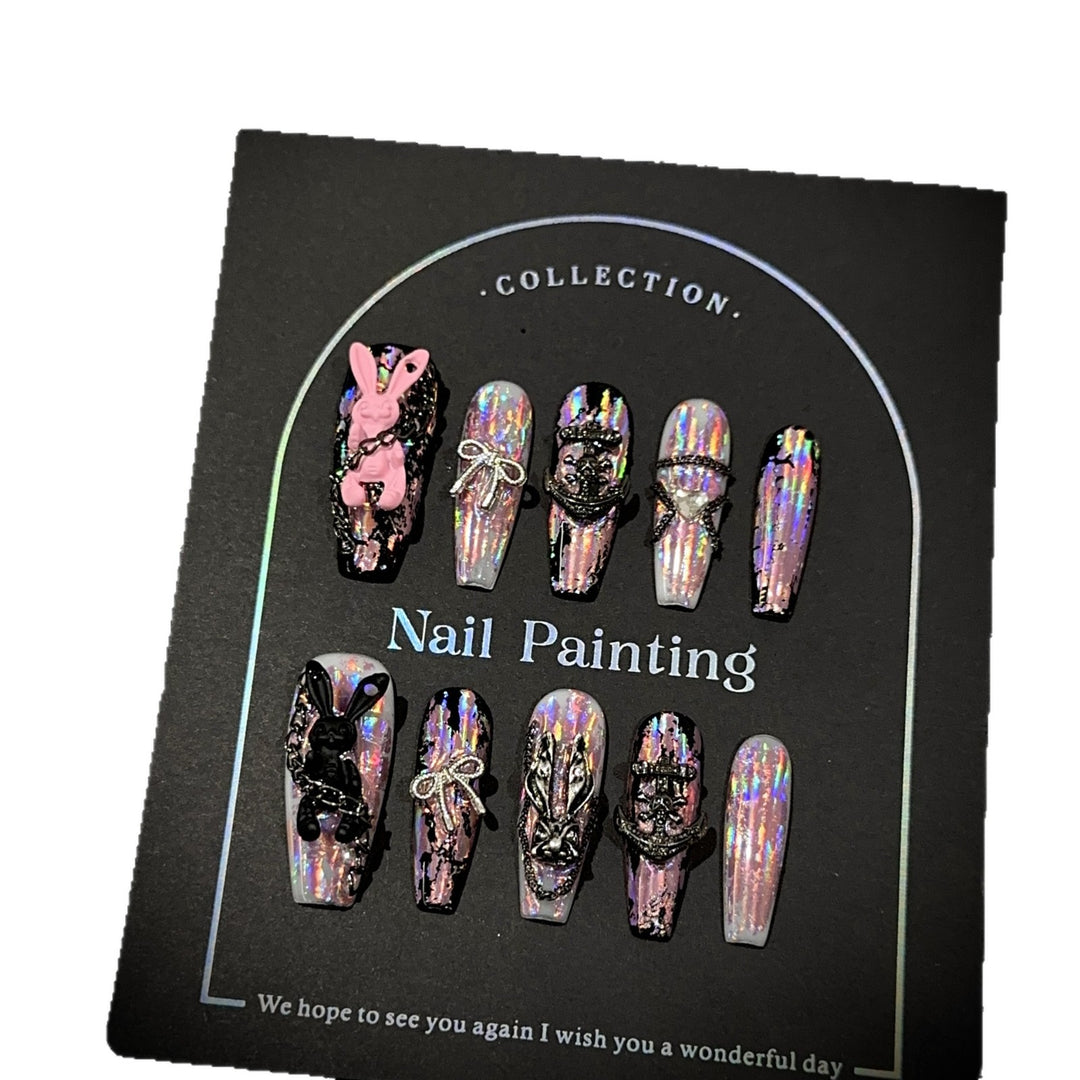 3D Themed Press-On Nail Art Set