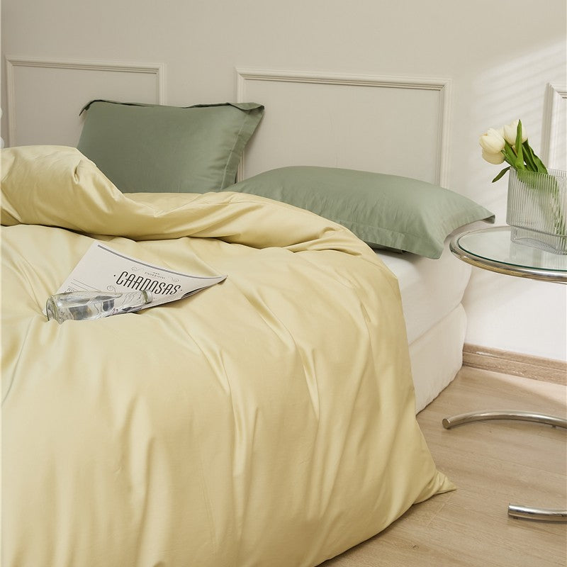 Cotton Renforcé Duvet Cover with Soft Touch Finish and Hidden Zipper