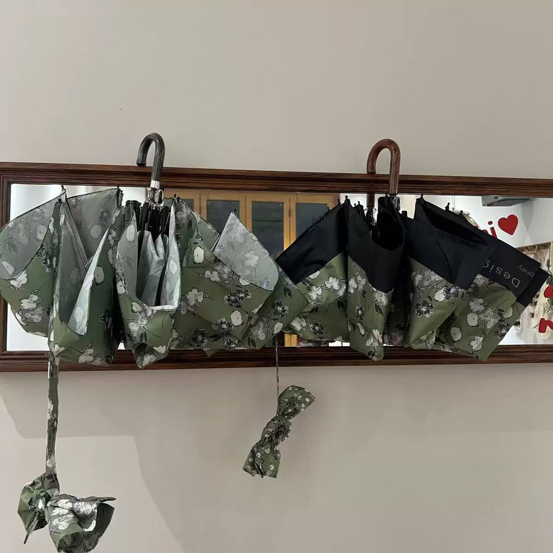 Women's folding umbrella with stylish floral design Stornfield
