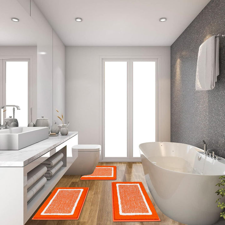 Modern Bathroom Mat Set