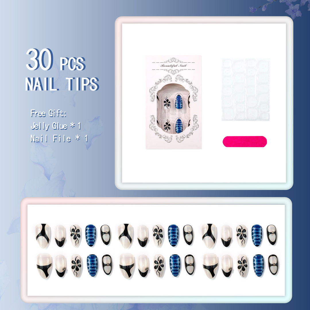 Artistic Contemporary Press-On Nail Set