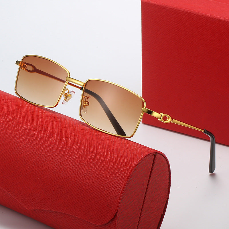 Women's elegant half-frame glasses with fine metal frame Stornfield