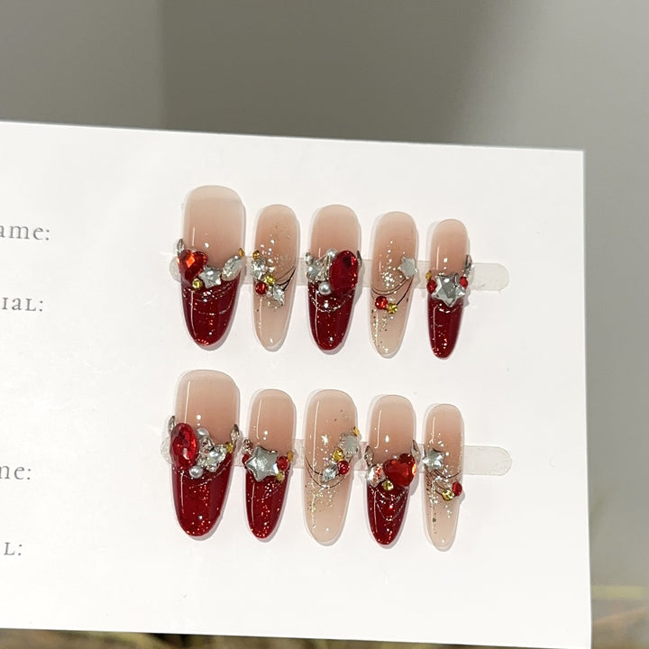 Elegant Press-On Nail Design