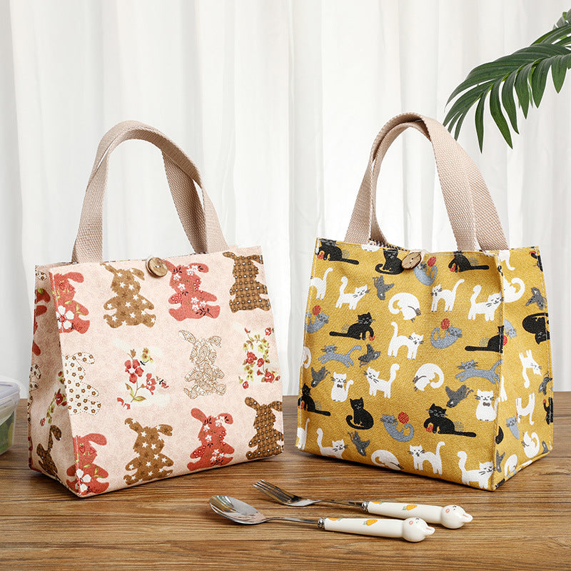 Cute Cat-Themed Storage Tote Stornfield