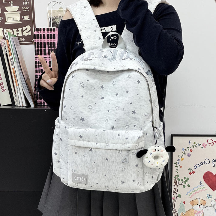 Star-Printed Casual Backpack Stornfield