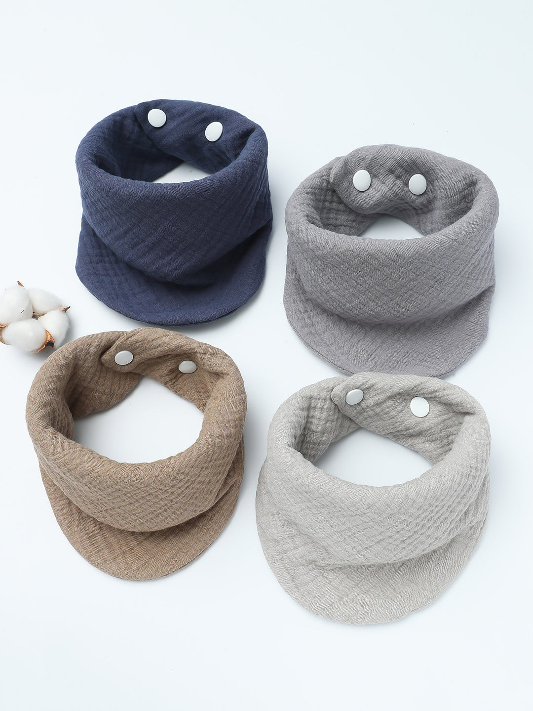 Adjustable Reversible Cotton Scarf Stornfield