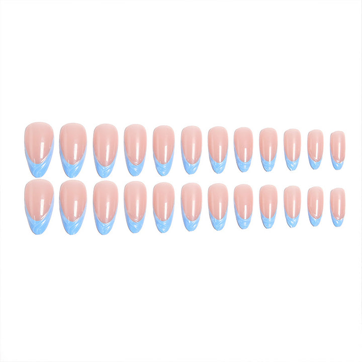 Acrylic nail set with elegant ombre gradients and modern tips Stornfield