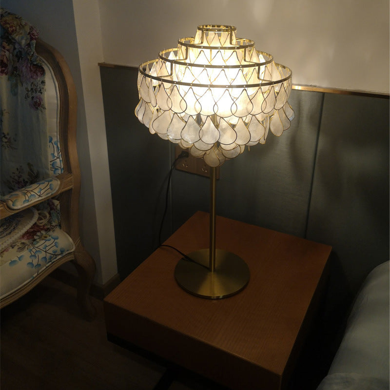 Decorative Capiz Shell Table Lamp