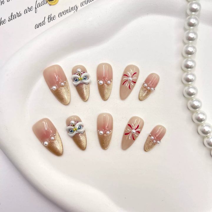 Decorative Press-On Nail Art Kit