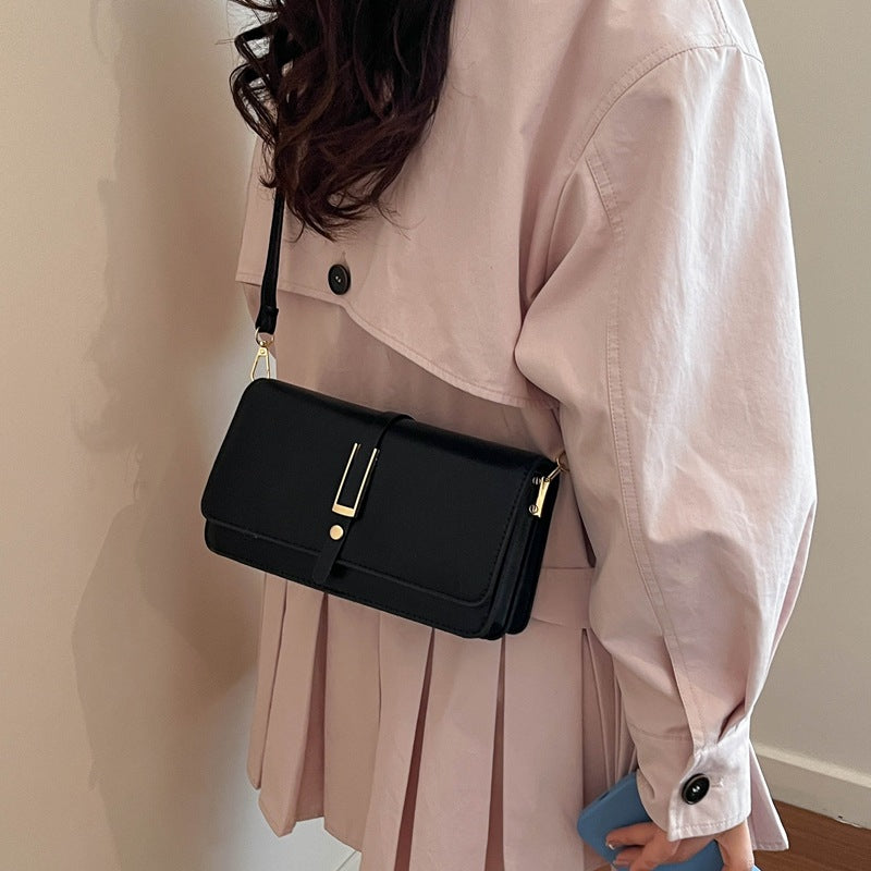 Leather Crossbody Clutch