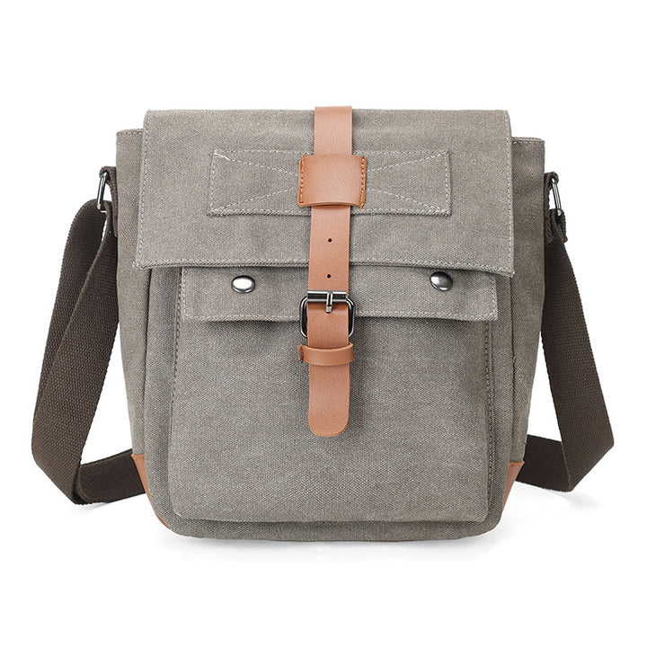 Vintage-Inspired Canvas Messenger Bag Stornfield