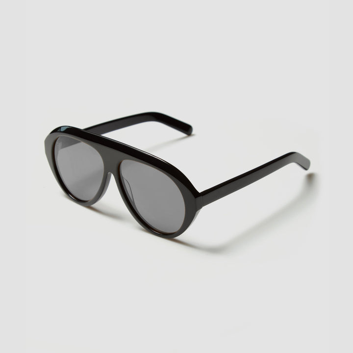Women's Statement Sunglasses with Wide Frame and Green Lenses Stornfield
