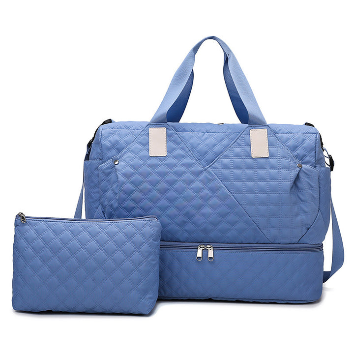 Quilted Multitasking Travel Duffle Bag Stornfield