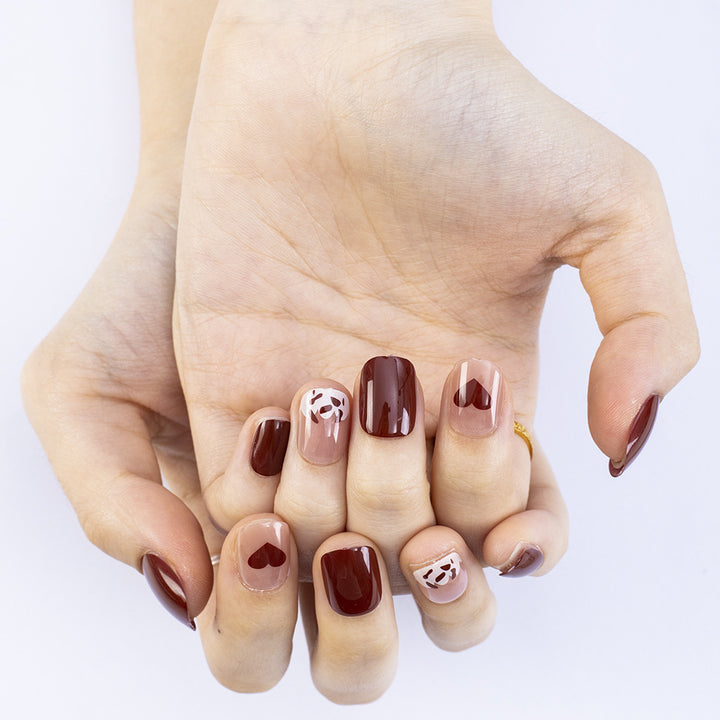 Nail art with cute panda design Stornfield