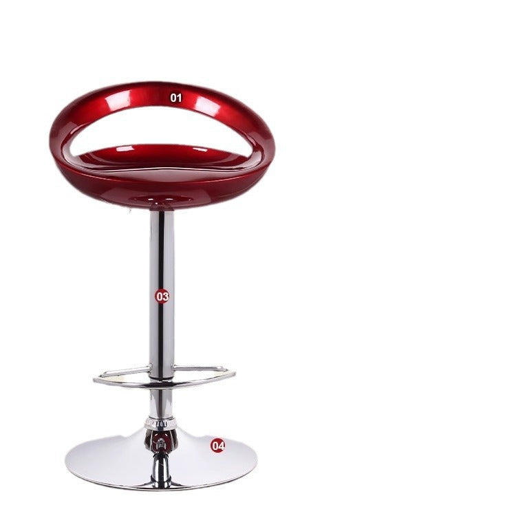Height-adjustable bar stool with ergonomic design Stornfield