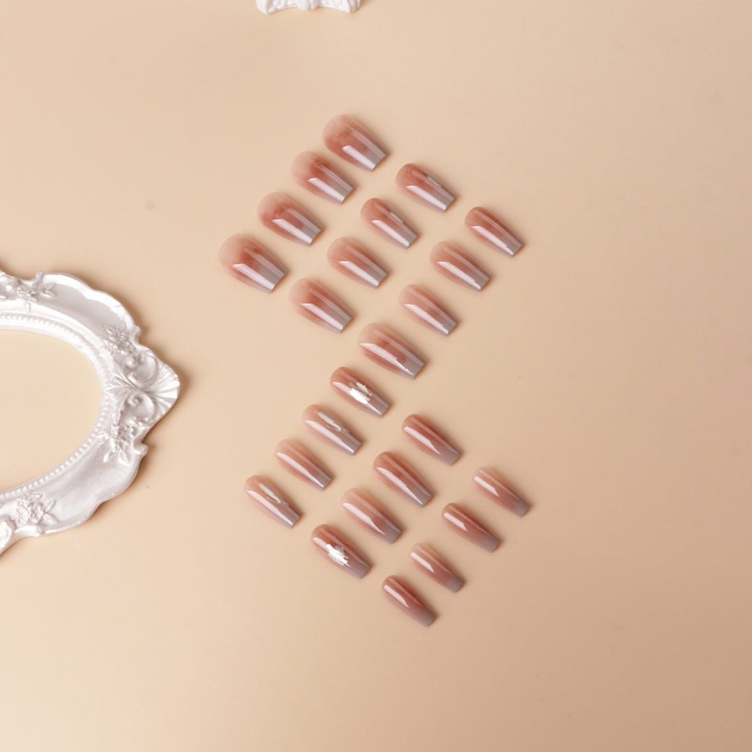 Elegant Glossy Press-On Nail Tips Stornfield