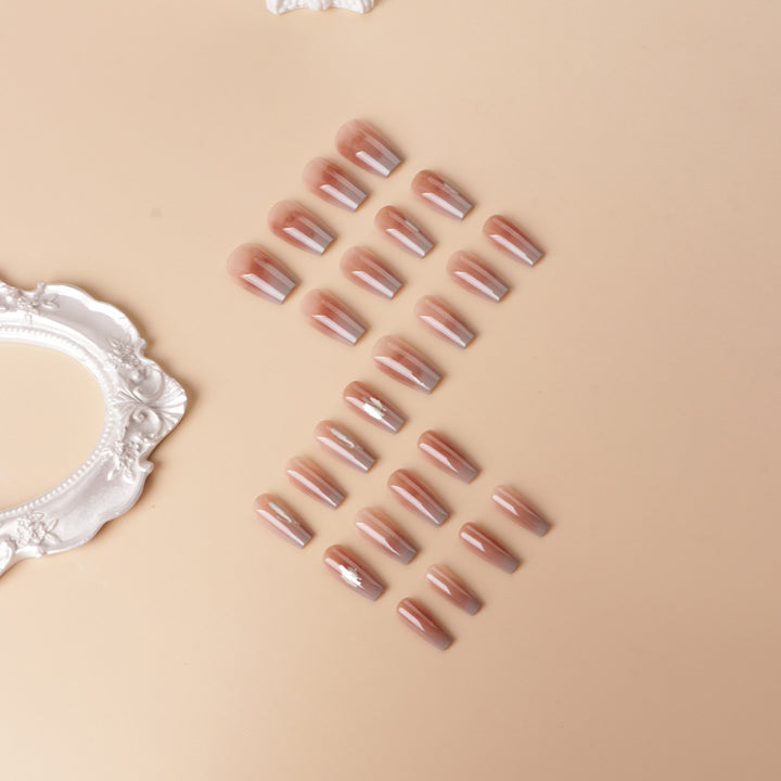 Elegant Glossy Press-On Nail Tips Stornfield