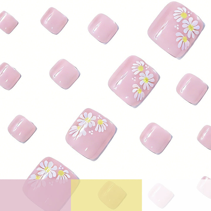 Floral Nail Art Pedicure Stornfield