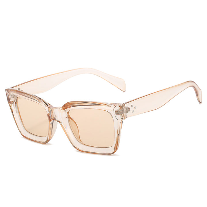 Ladies fashionable square sunglasses with elegant, wide frame Stornfield