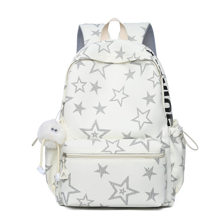 Star-Embellished Casual Backpack Stornfield
