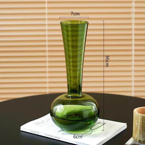 High-quality glass vase with slim design Stornfield
