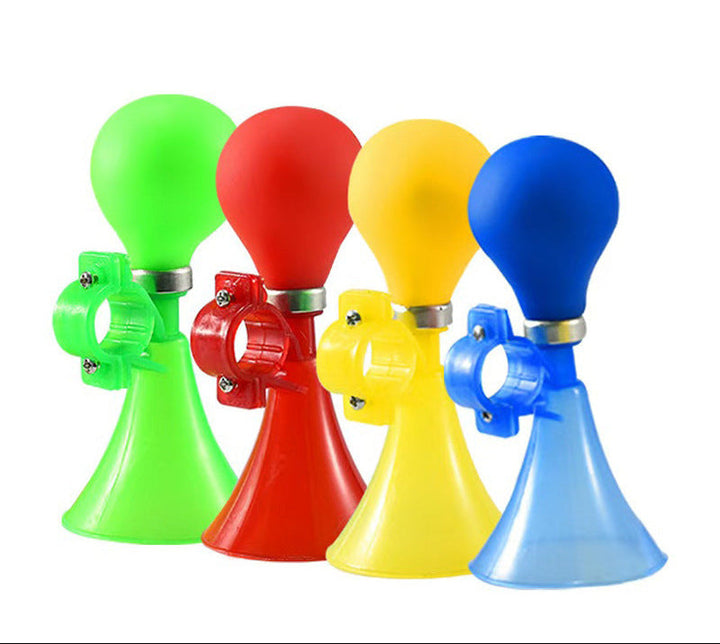 Classic Squeeze Bulb Bicycle Horn with Quick-Release Handlebar Clamp Stornfield