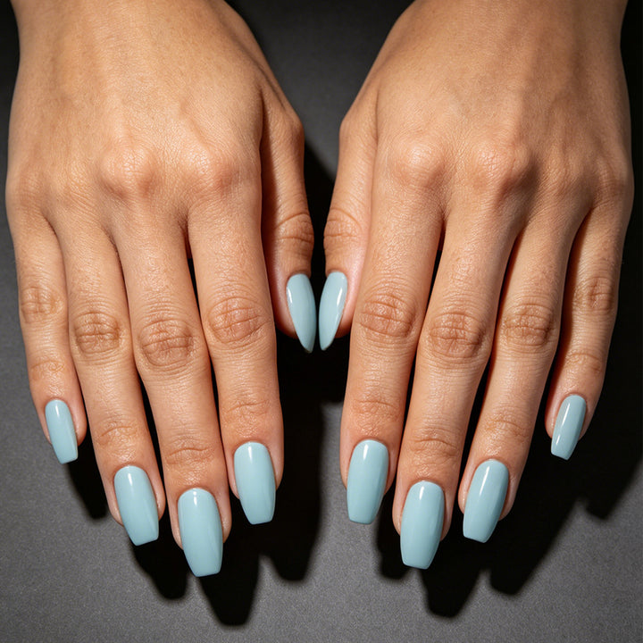 Elegant Long Coffin Press-On Nails Stornfield