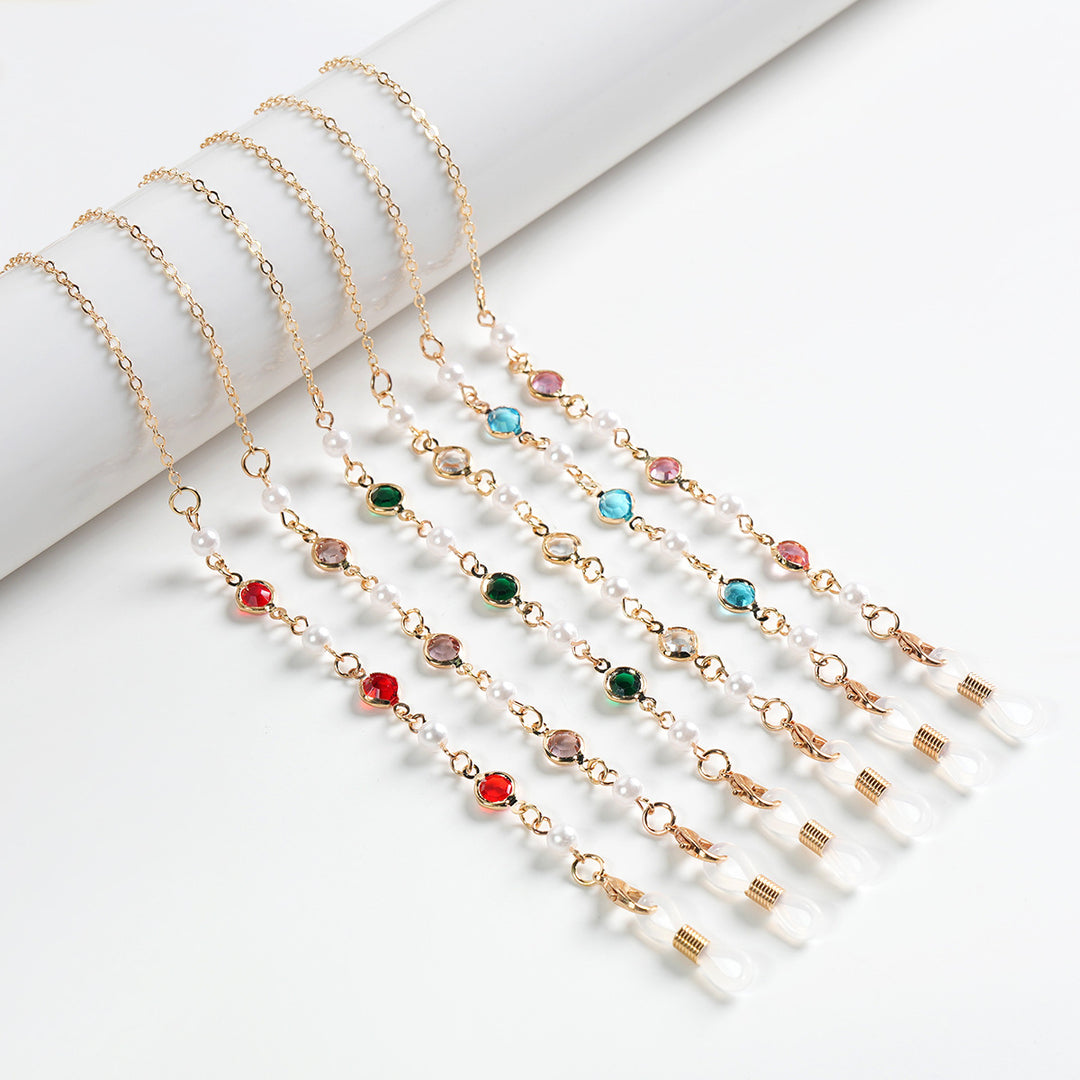 Elegant Gemstone Eyewear Chain Stornfield