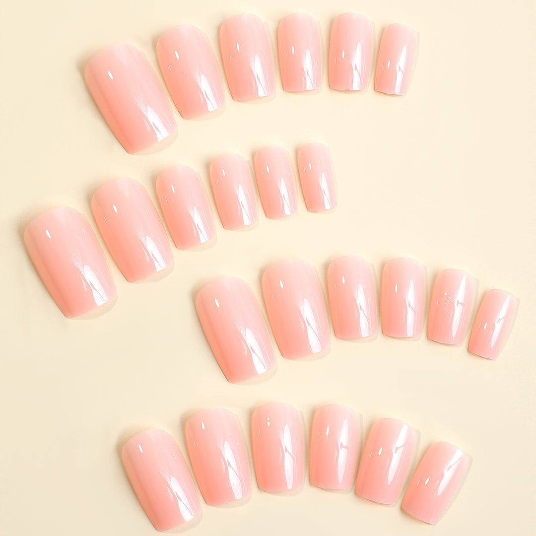 Acrylic Nail Set with High Gloss and Elegant Designs Stornfield