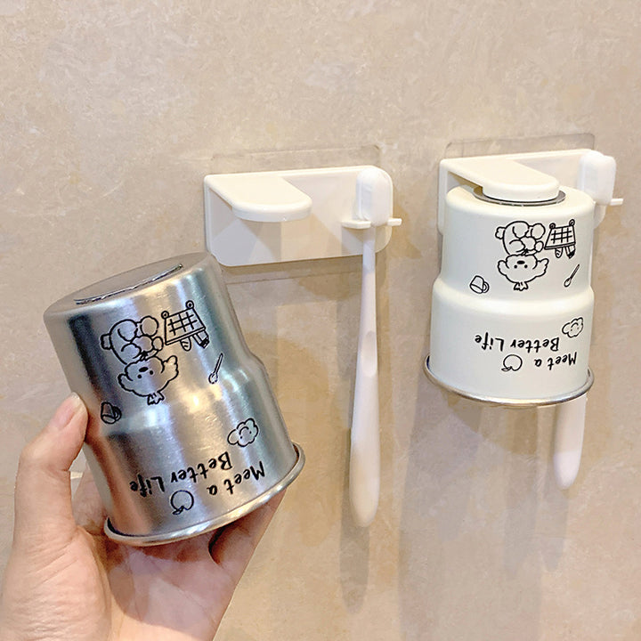 Wall-mounted toothbrush holder made of stainless steel Stornfield