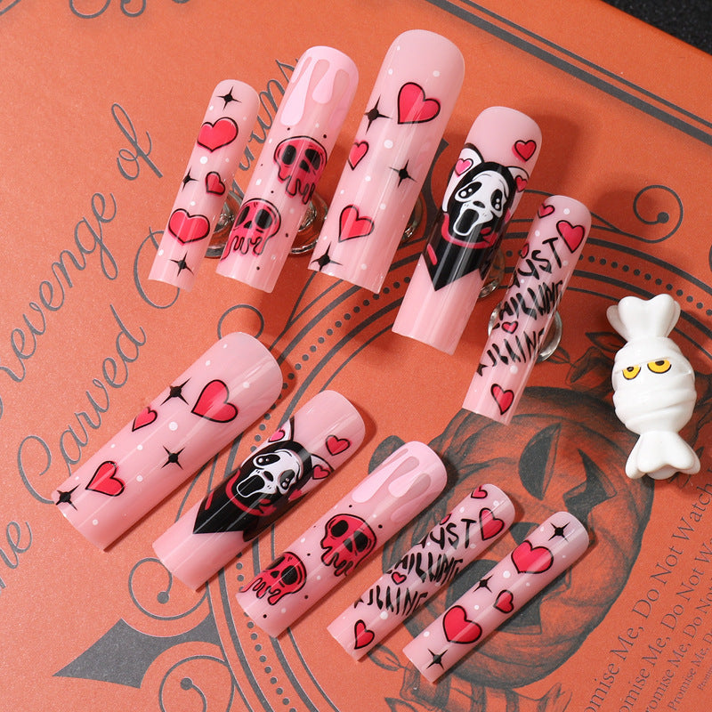 Artistic Patterned Press-On Nails Stornfield