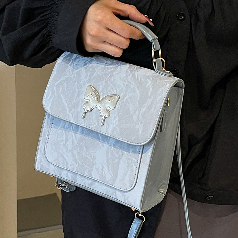 Butterfly-Embellished Handbag