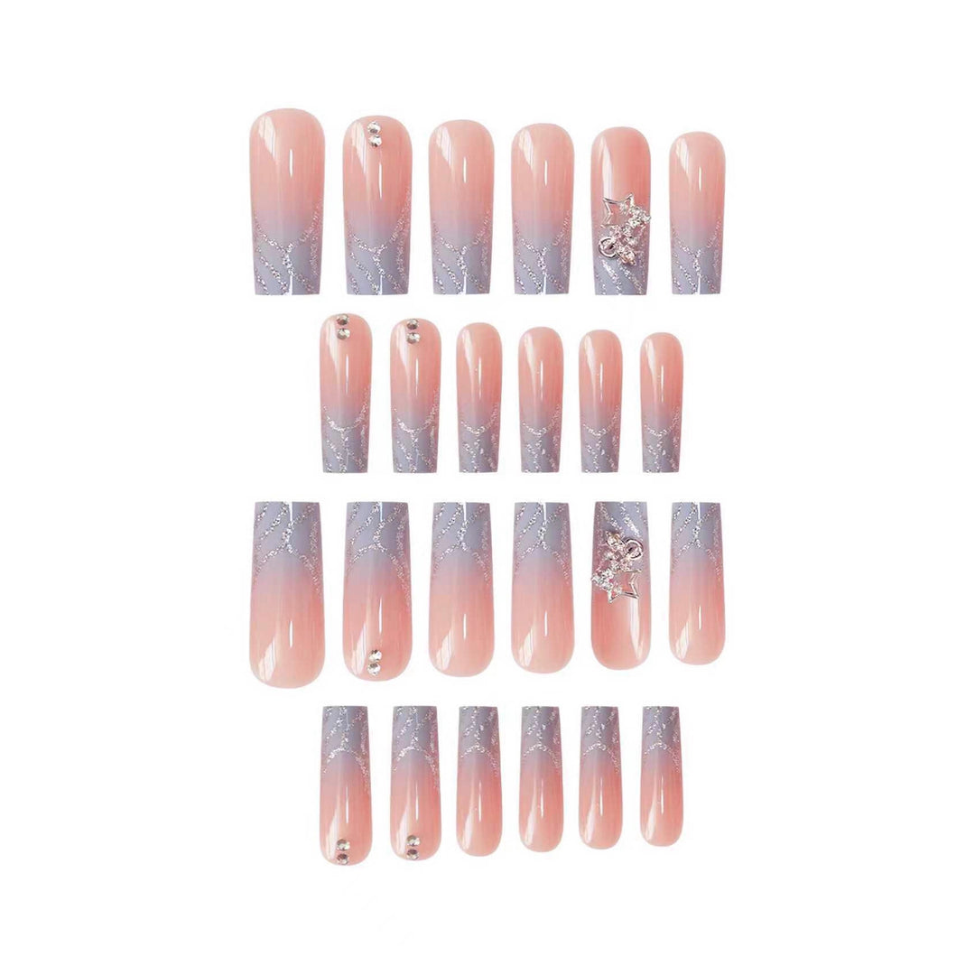 Premium Glittery Star-Designed Nail Enhancements Stornfield