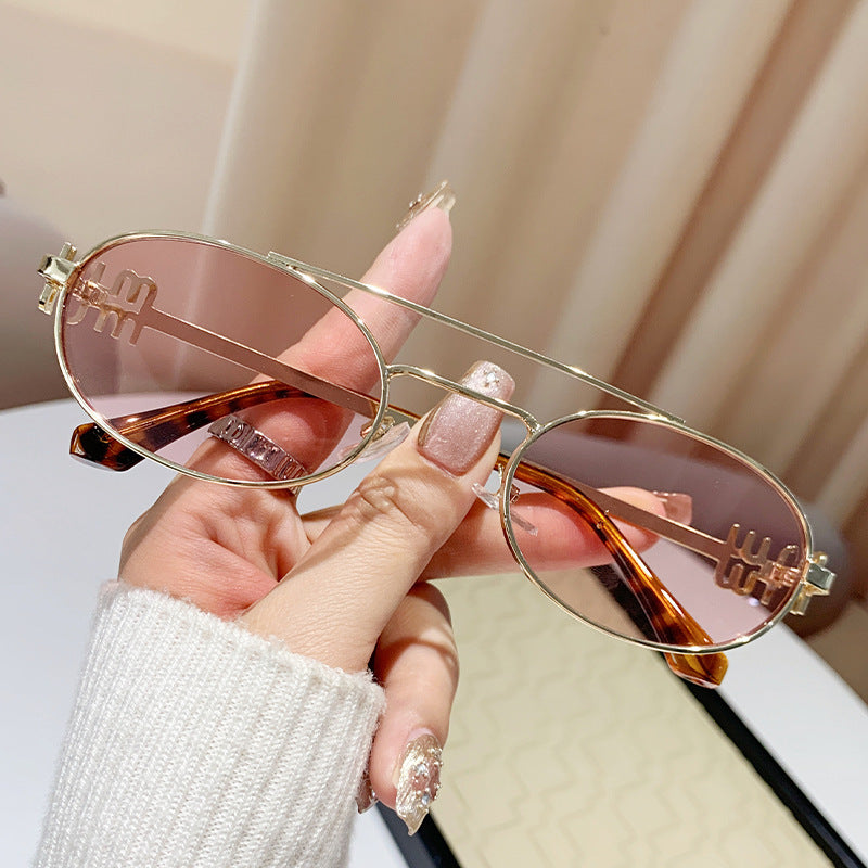 Women’s fashionable glasses with elegant metal frame and unique design Stornfield