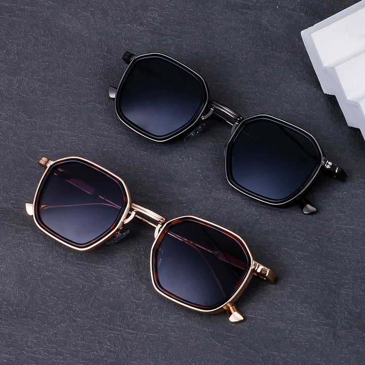 Ladies stylish sunglasses in modern octagonal design with high-quality polarized lenses Stornfield