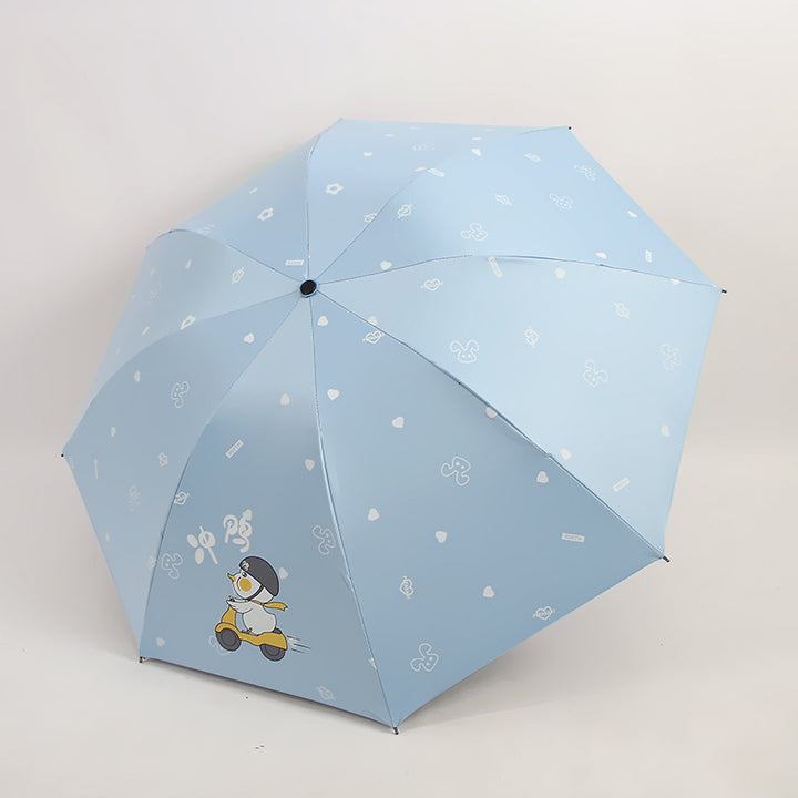 Women’s Folding Umbrella with Playful Animal Design Stornfield